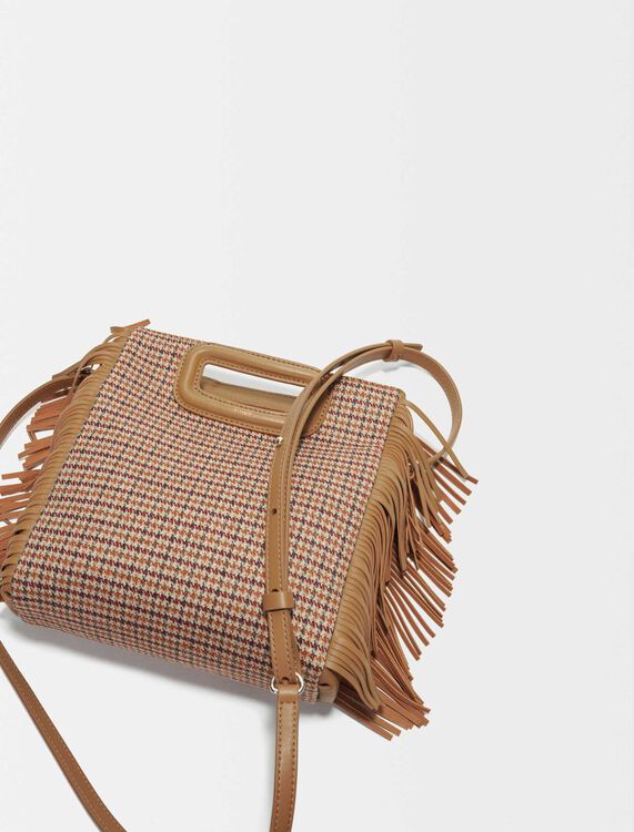 Canvas houndstooth M bag : Bags color 