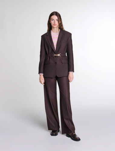 maje : readytowear-blazers 顏色 棕色/