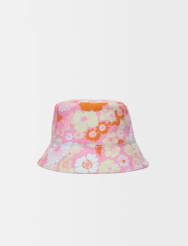 Flower Power bucket hat : Other accessories color Pink