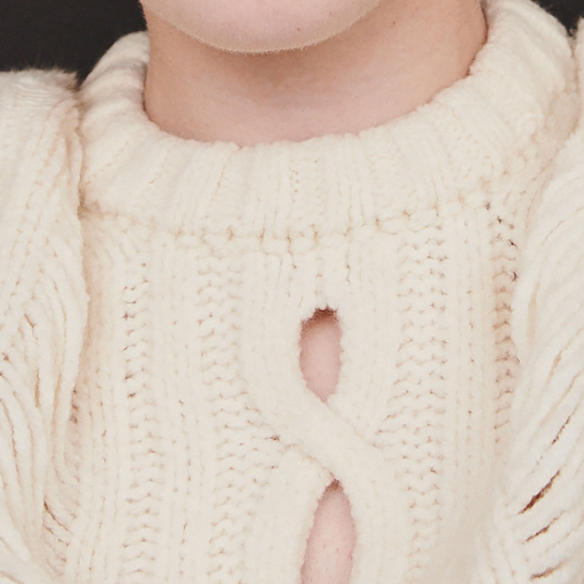maje cable knit sweater