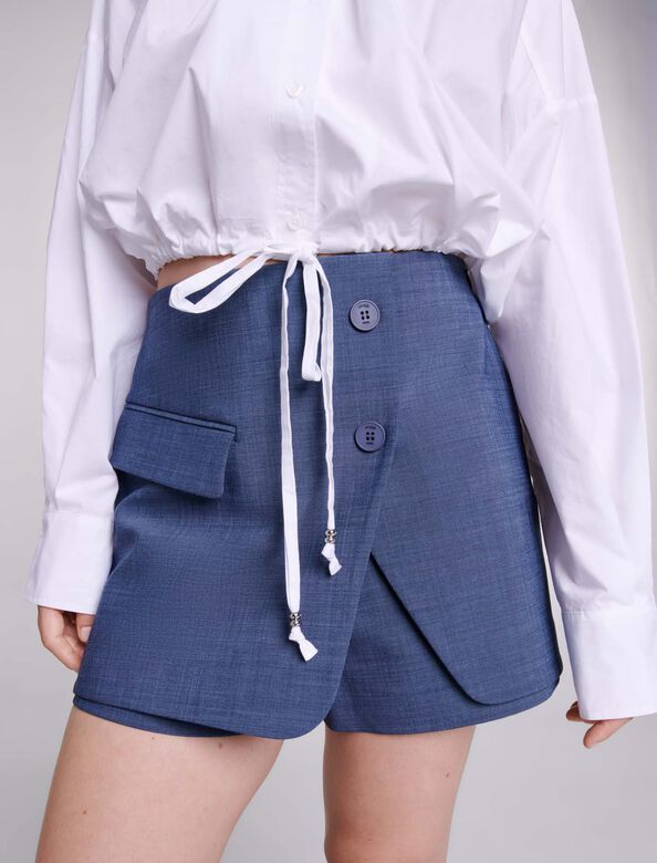 maje : Skirts & Shorts 顏色 蓝色/
