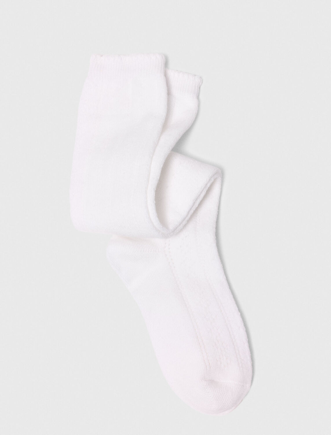 Knee-high pointelle socks -  - MAJE