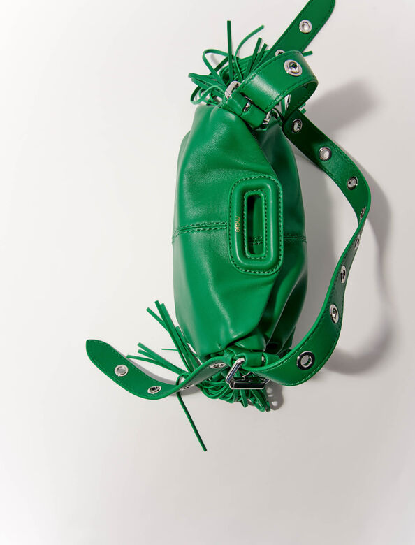 Smooth leather mini Miss M bag : M Bag color Green