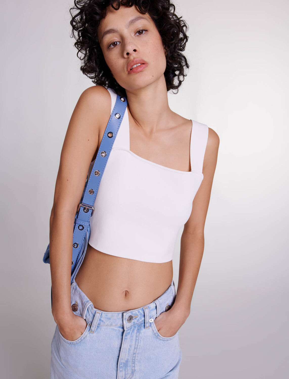 Knit crop top - Tops - MAJE