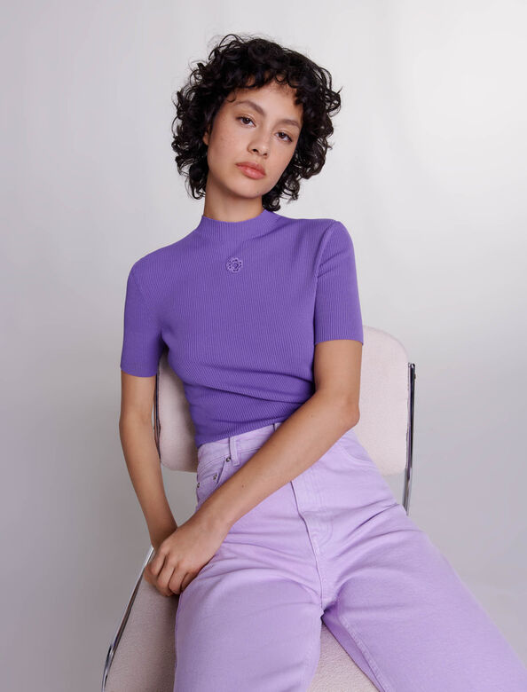 maje : Sweaters & Cardigans 顏色 紫色/PURPLE