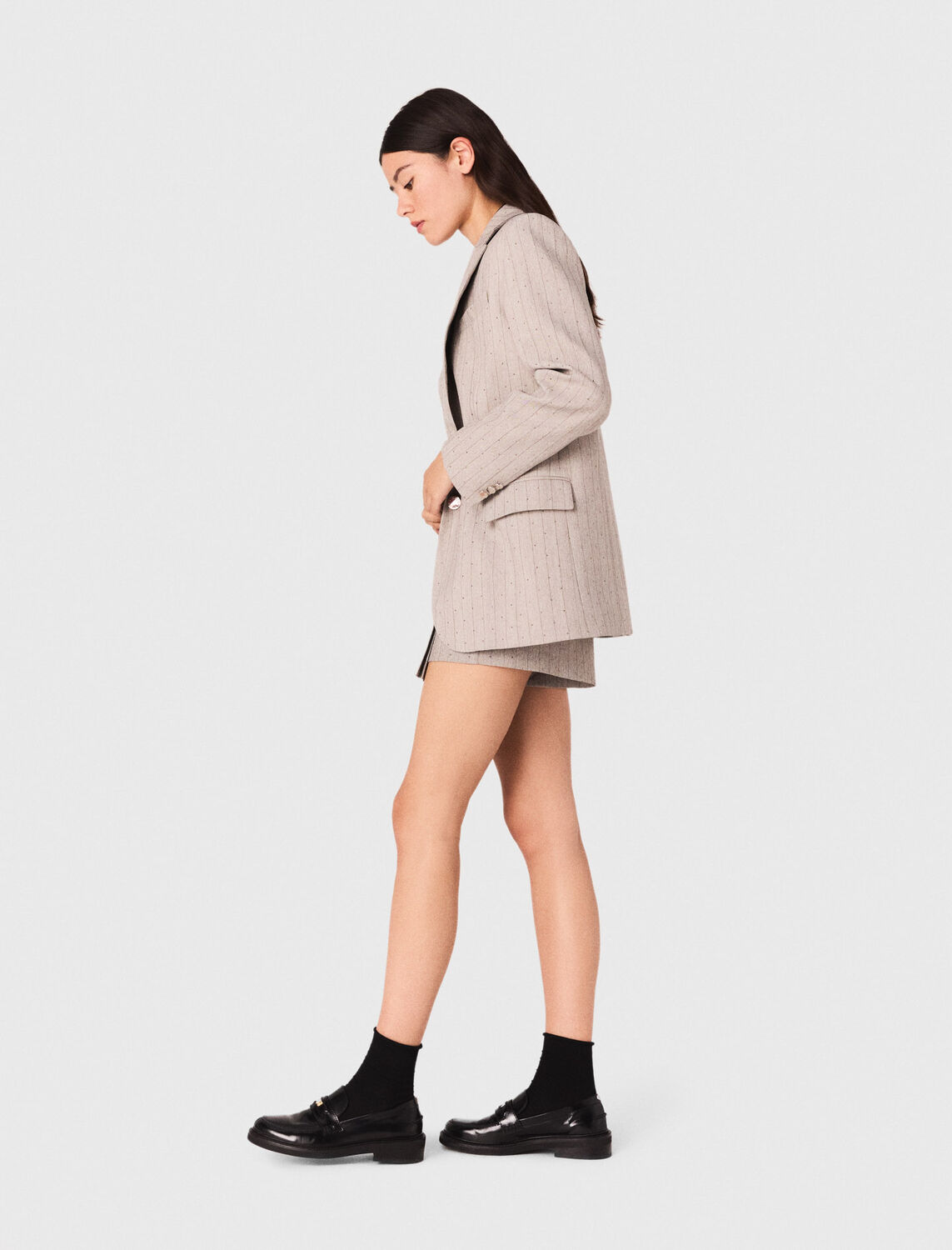 Rhinestone suit jacket - Blazers & Jackets - MAJE