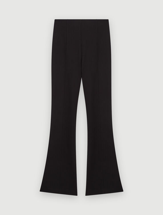 Flared stretch leggings - Trousers & Jeans - MAJE