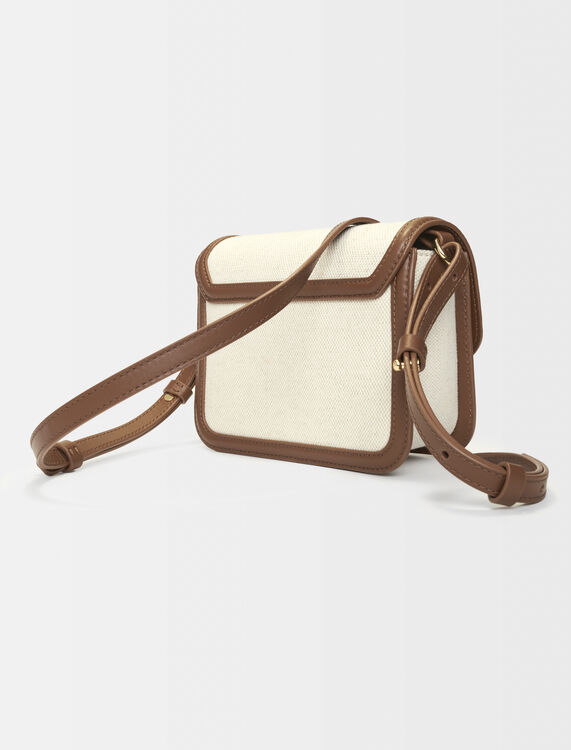 Leather and material mix bag -  - MAJE