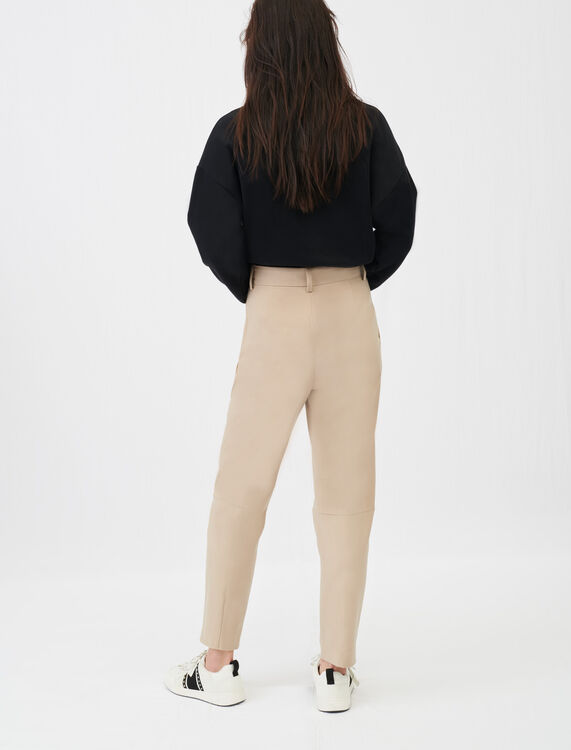 High-waisted suit trousers - Trousers & Jeans - MAJE