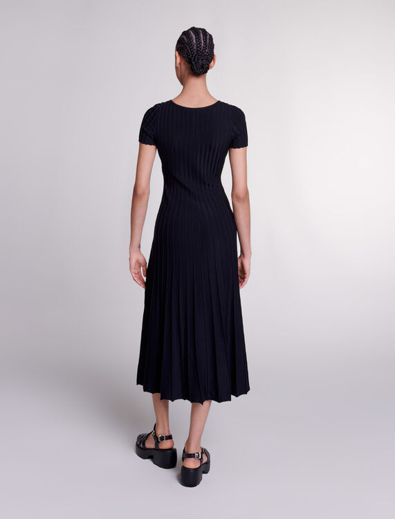 Rib knit maxi dress - Dresses - MAJE