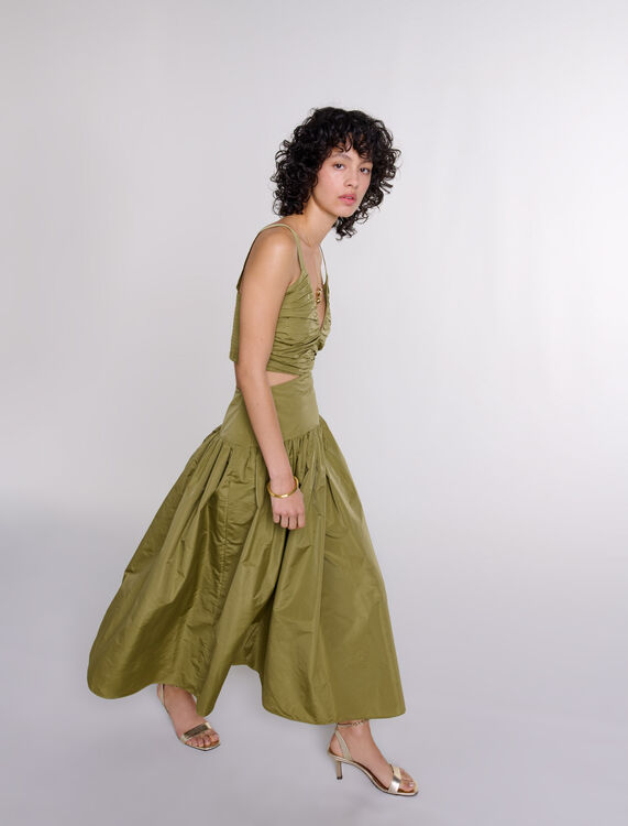 Cutaway taffeta dress - Fall-Winter Collection - MAJE