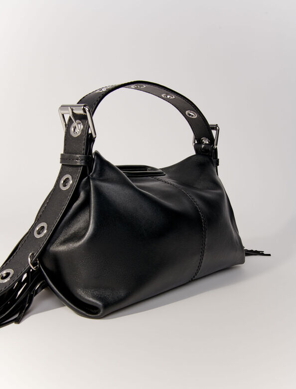 Smooth leather Miss M bag : M Bag color Black