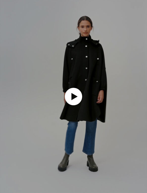 Oversized double-faced coat : Coats & Jackets color 