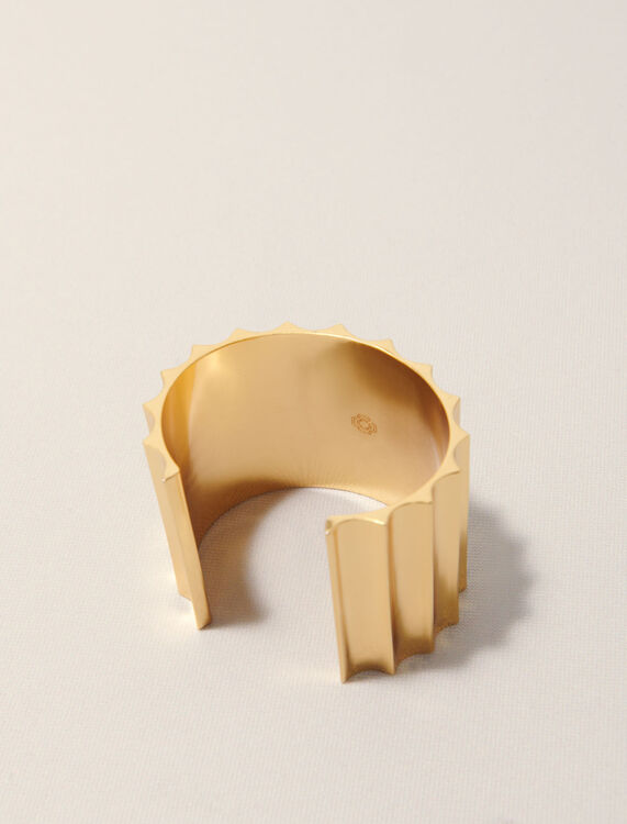 Wide tapered metal cuff -  - MAJE