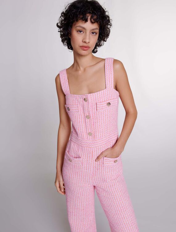 Tweed dungarees - View All - MAJE