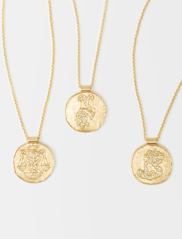Zodiac medal : Jewelry color Aquarius