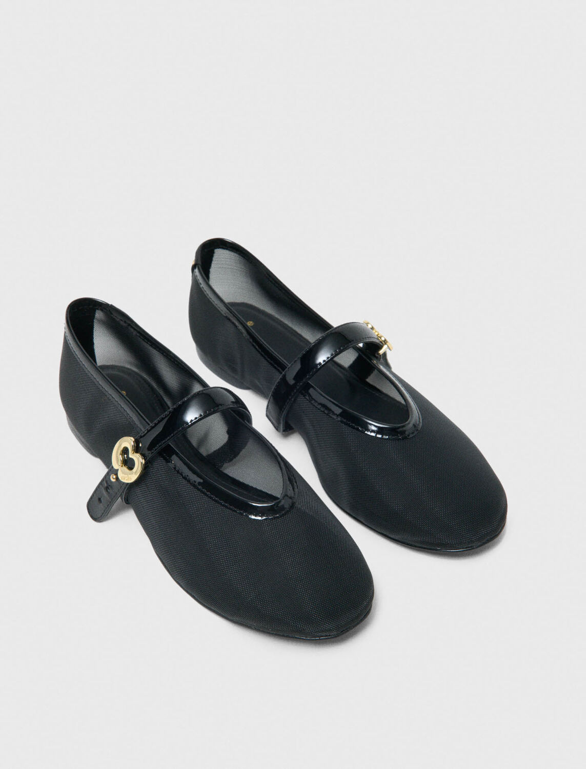 Mesh ballet flats - Sling-Back & Sandals - MAJE