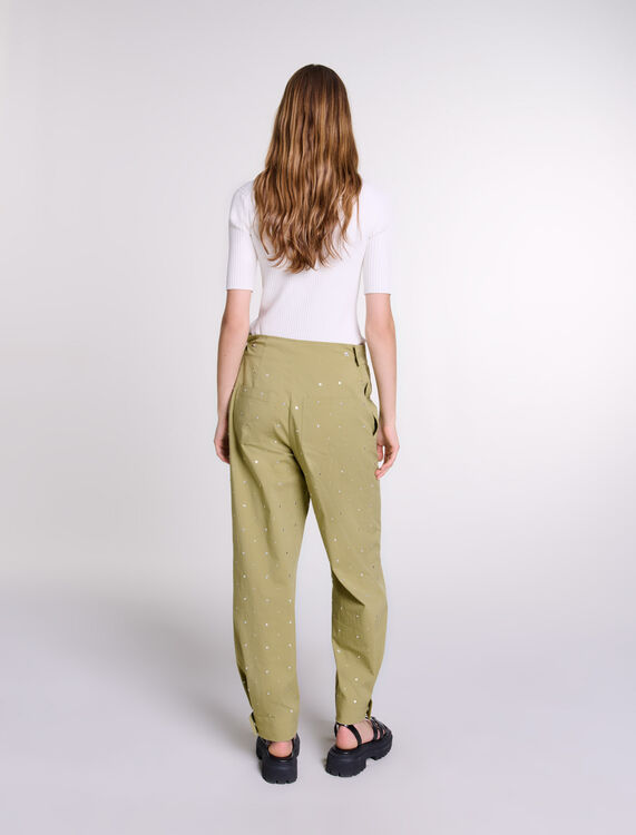 Cotton and silk ribbed top - Sweaters & Cardigans - MAJE