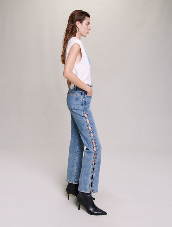 Sleeveless heart jumper - Sweaters & Cardigans - MAJE