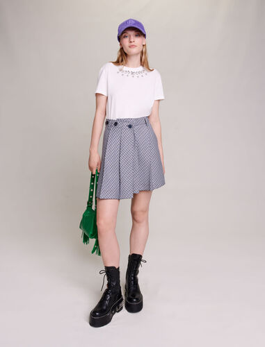 maje : T-Shirts 顏色 白色/WHITE