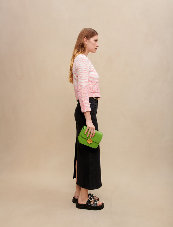 Cardigan with contrasting threads - Sweaters & Cardigans - MAJE