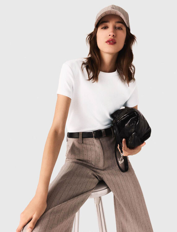 Cotton T-shirt - T-Shirts - MAJE