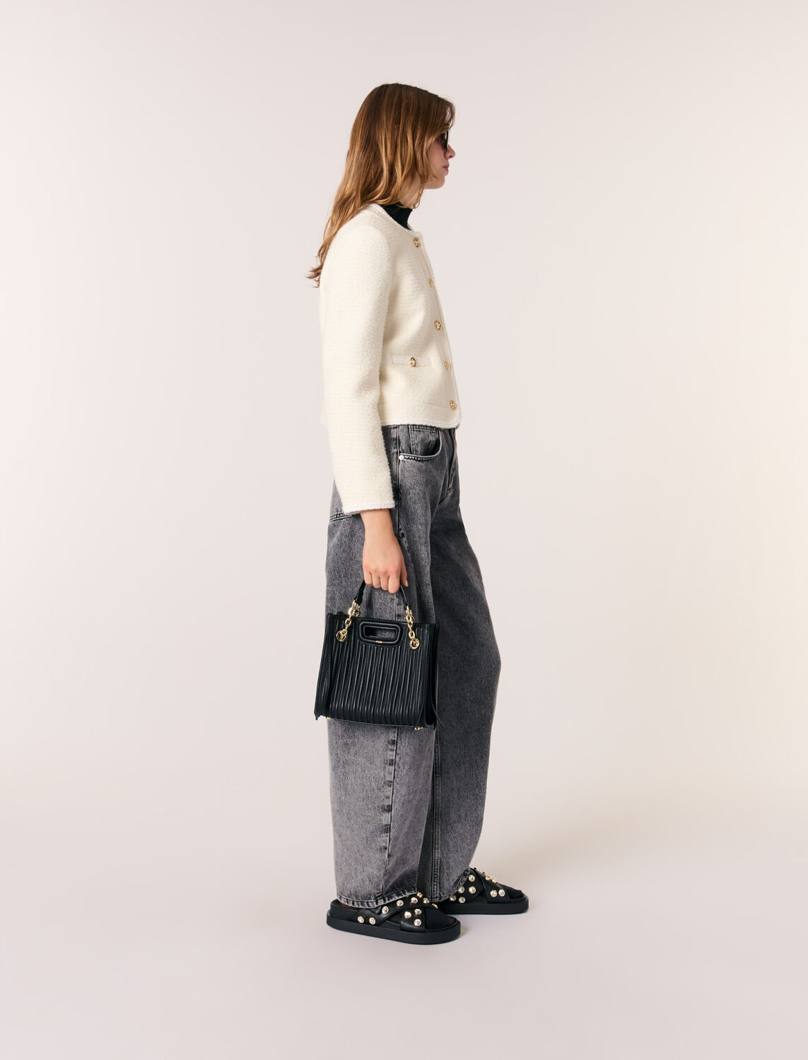 Short tweed jacket -  - MAJE