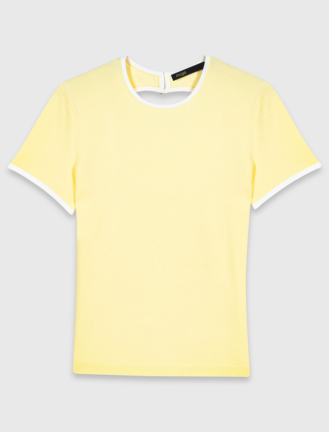 Round back cut-out jumper - Sweaters & Cardigans - MAJE