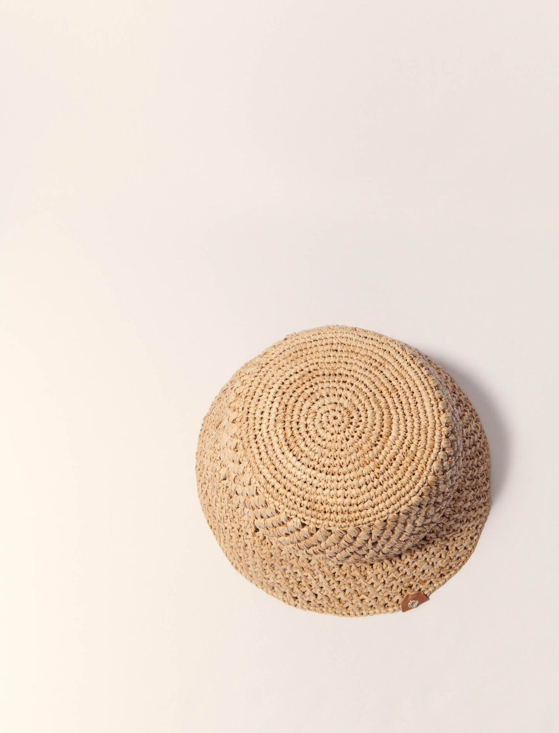 Crochet raffia bucket hat -  - MAJE