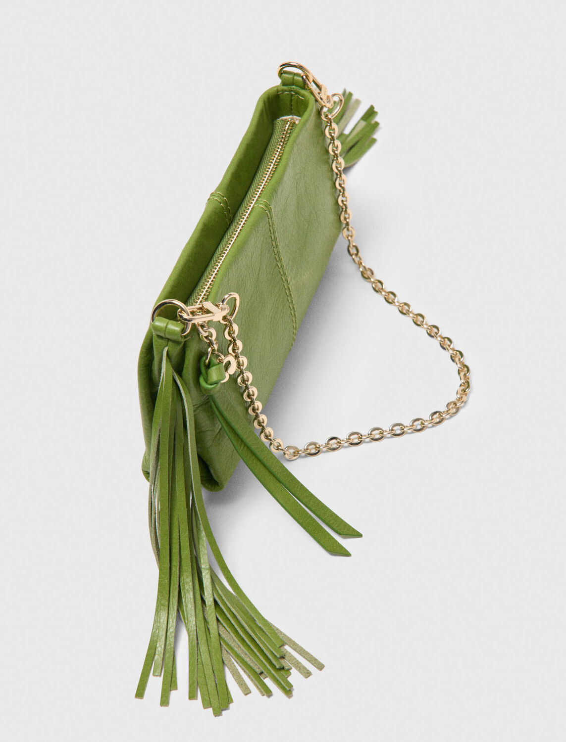 Miss M leather pouch : Small leather goods color Green