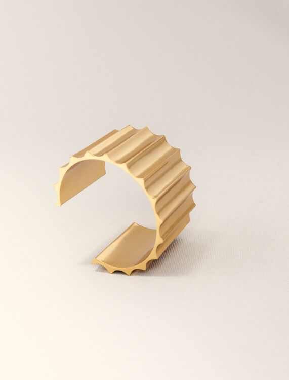 Wide tapered metal cuff -  - MAJE