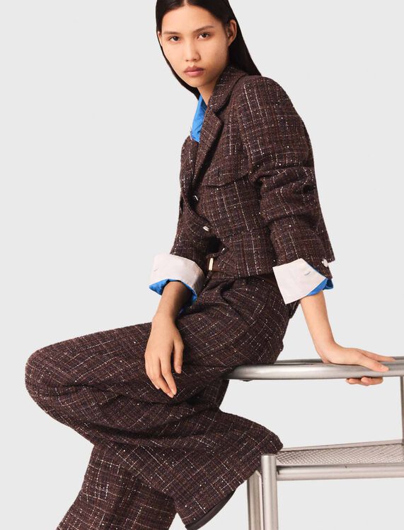 Tweed trousers - Trousers & Jeans - MAJE