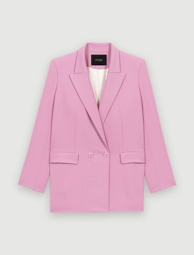 Co-ord blazer : Coats and Jackets color Parma Violet
