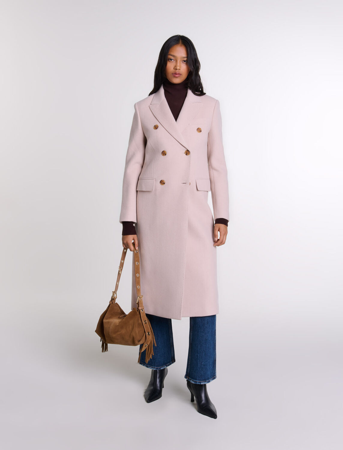 Long lined coat - Fall-Winter Collection - MAJE