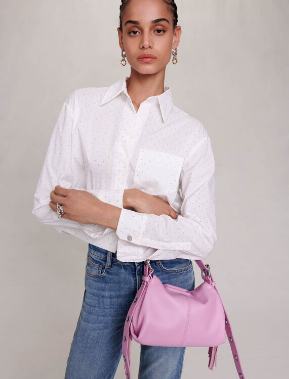 Rhinestone shirt - Shirts - MAJE