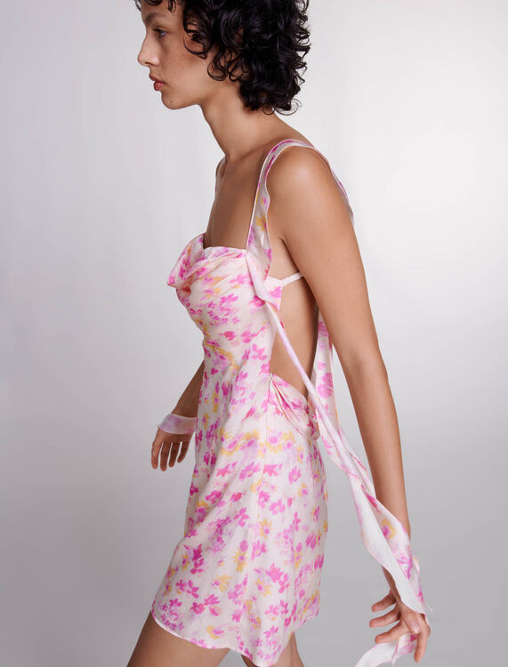 Short floral dress - Dresses - MAJE