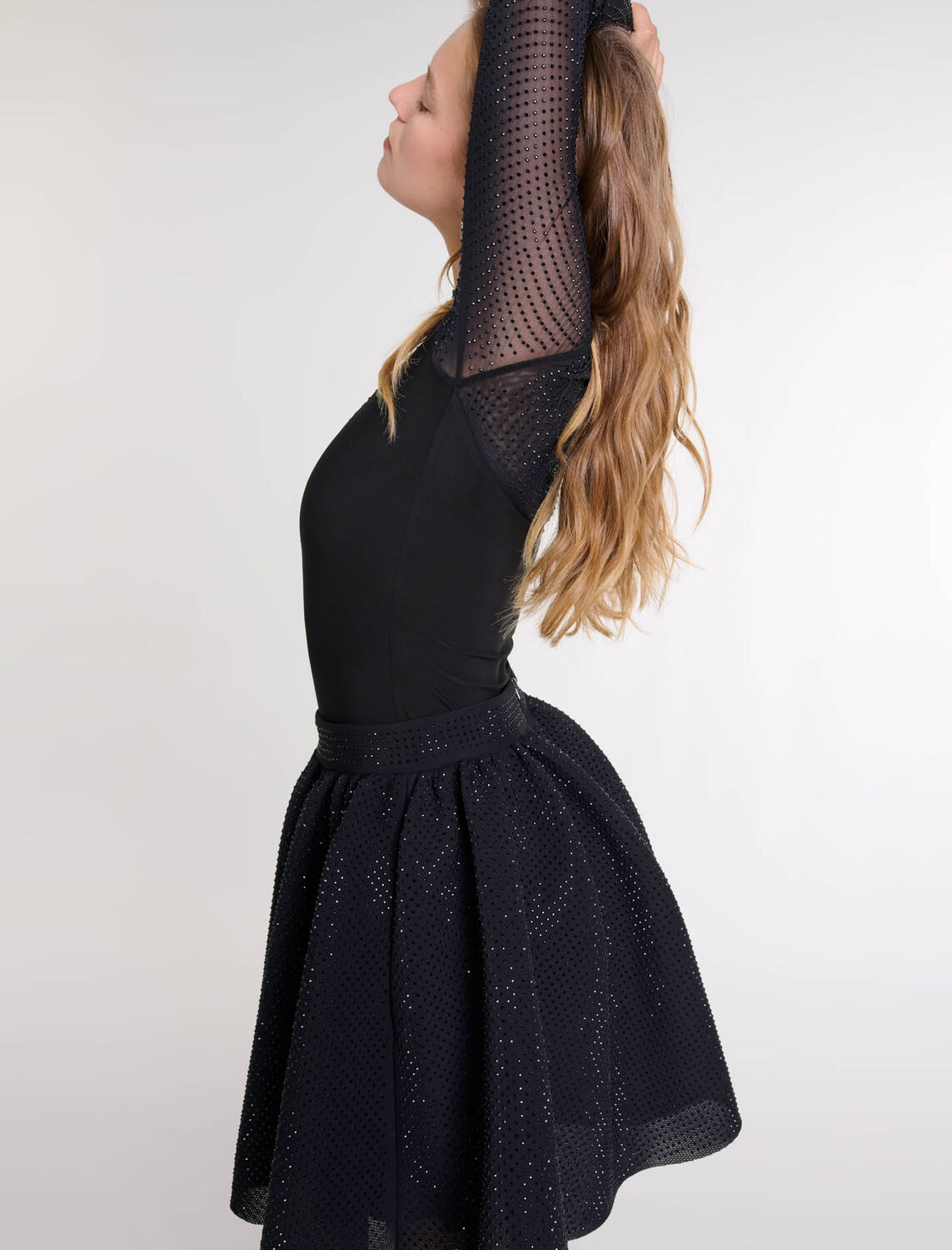 Short full rhinestone skirt : Fall-Winter Collection color 