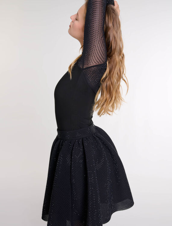 Short full rhinestone skirt - Fall-Winter Collection - MAJE