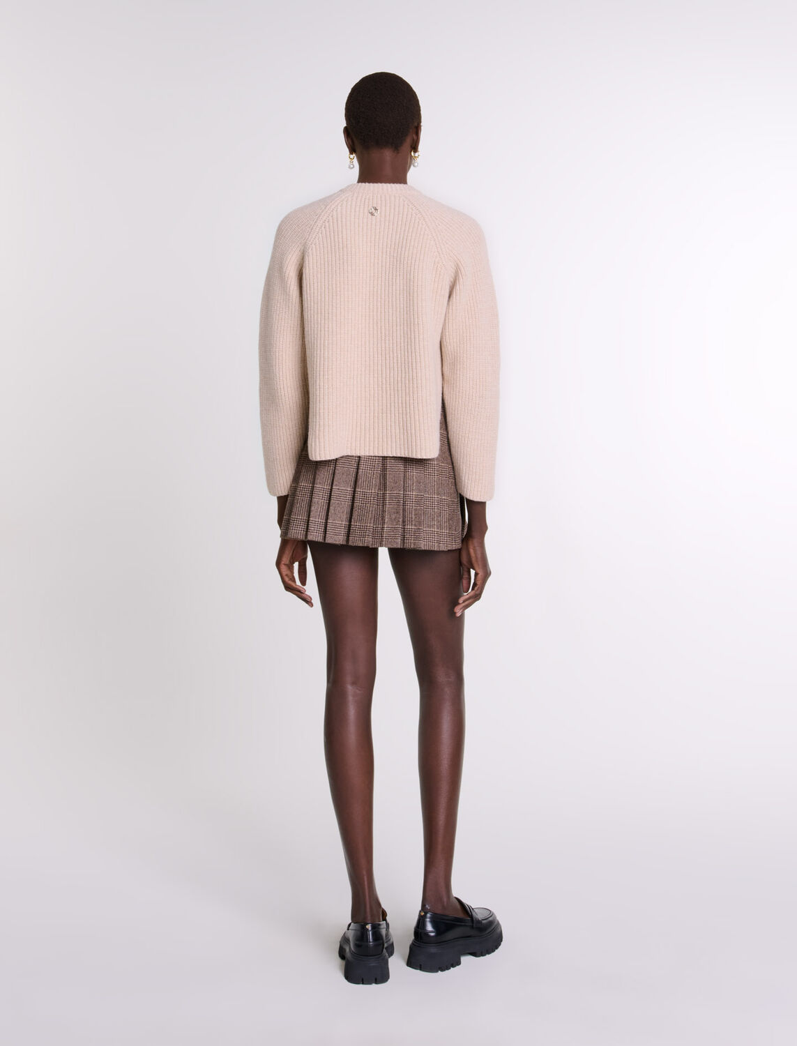Ribbed wool jumper - Fall-Winter Collection - MAJE