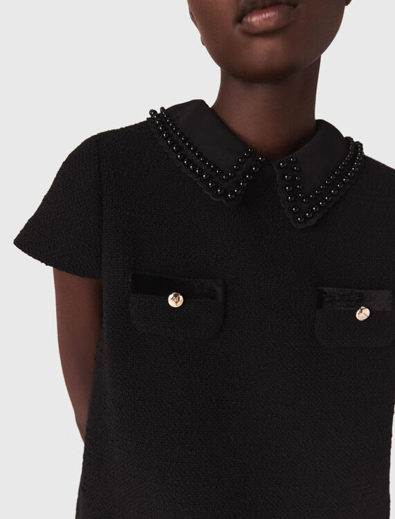 Short tweed dress - Dresses - MAJE