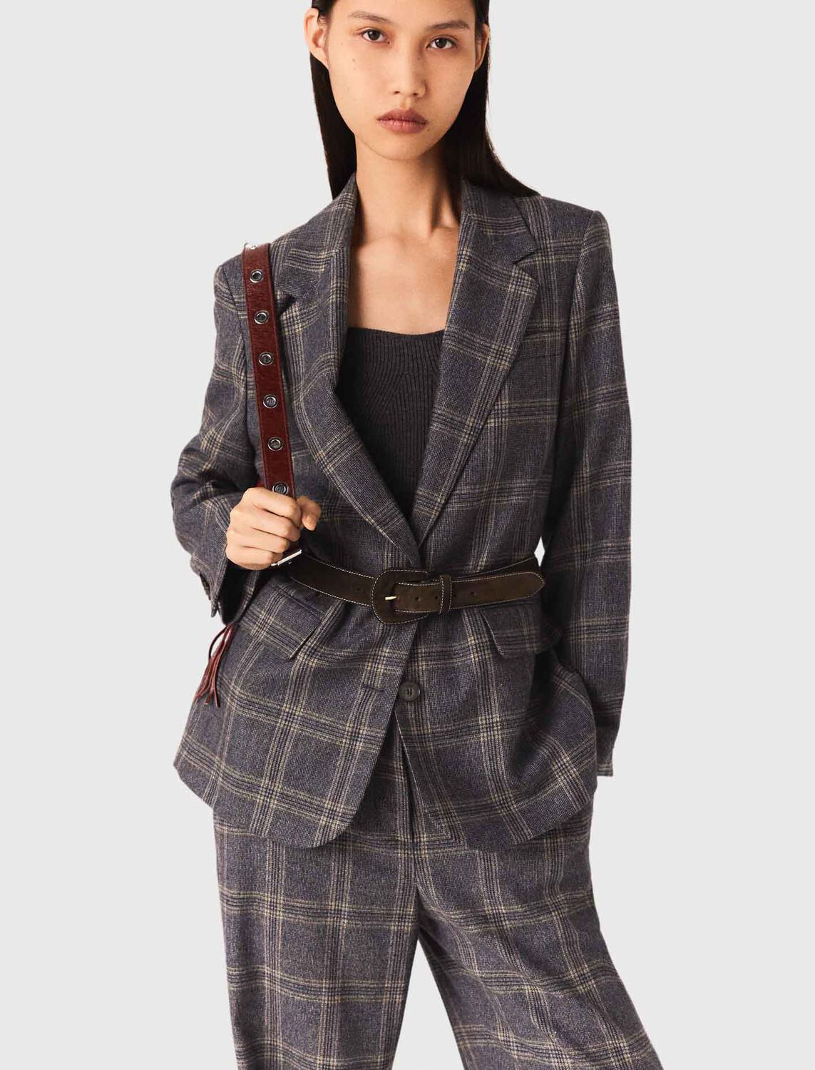 Suit jacket : Blazers & Jackets color Grey