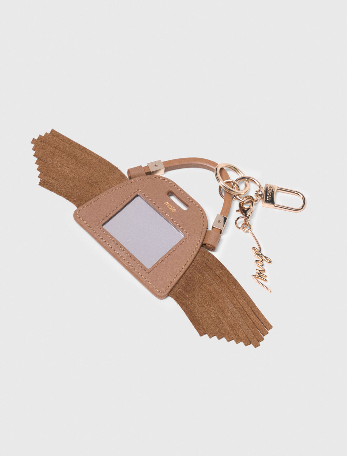 Miss M mini mirror bag charm : Other accessories color Camel