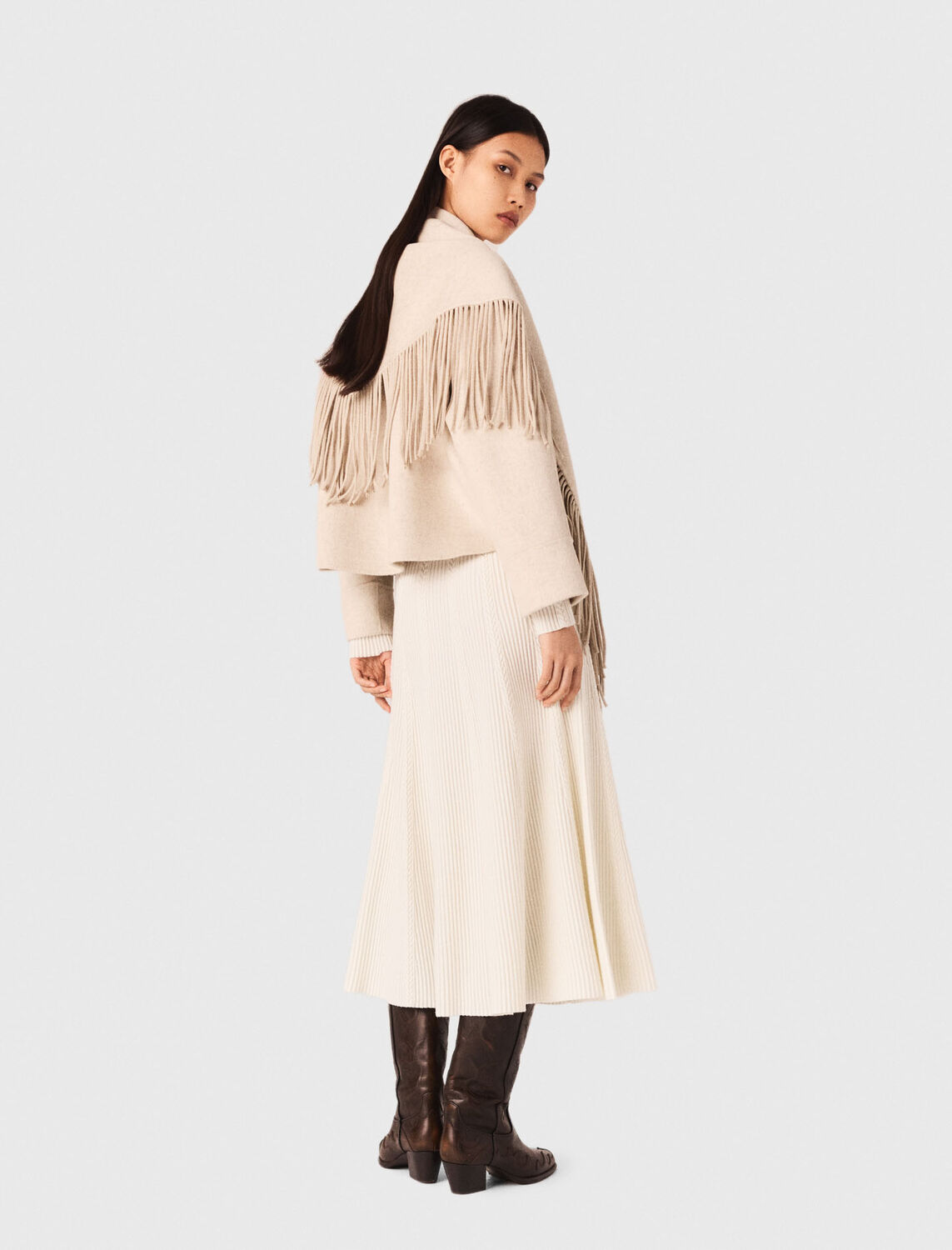 maje : Coats & Jackets 顏色 淡褐色/ECRU