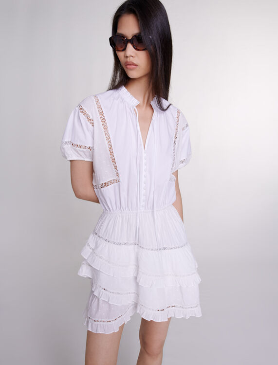 Short embroidered dress - High Summer x Jiayi Li - MAJE