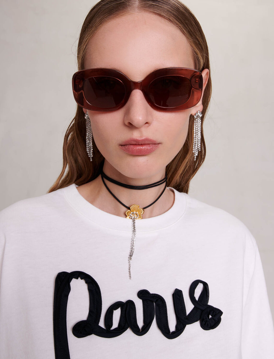 Cotton T-shirt - T-Shirts - MAJE