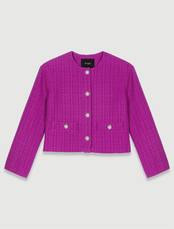 Tweed jacket - Coats & Jackets - MAJE