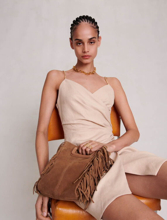 Short draped dress - Dresses - MAJE