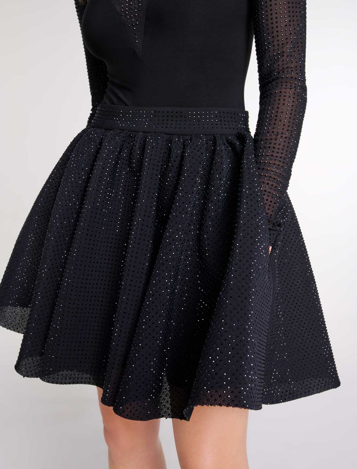 Short full rhinestone skirt : Fall-Winter Collection color 