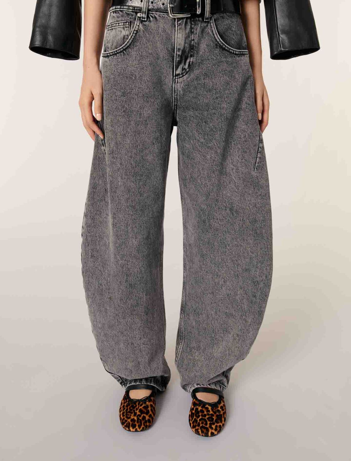 Maje : Trousers & Jeans 顏色 灰色/GREY