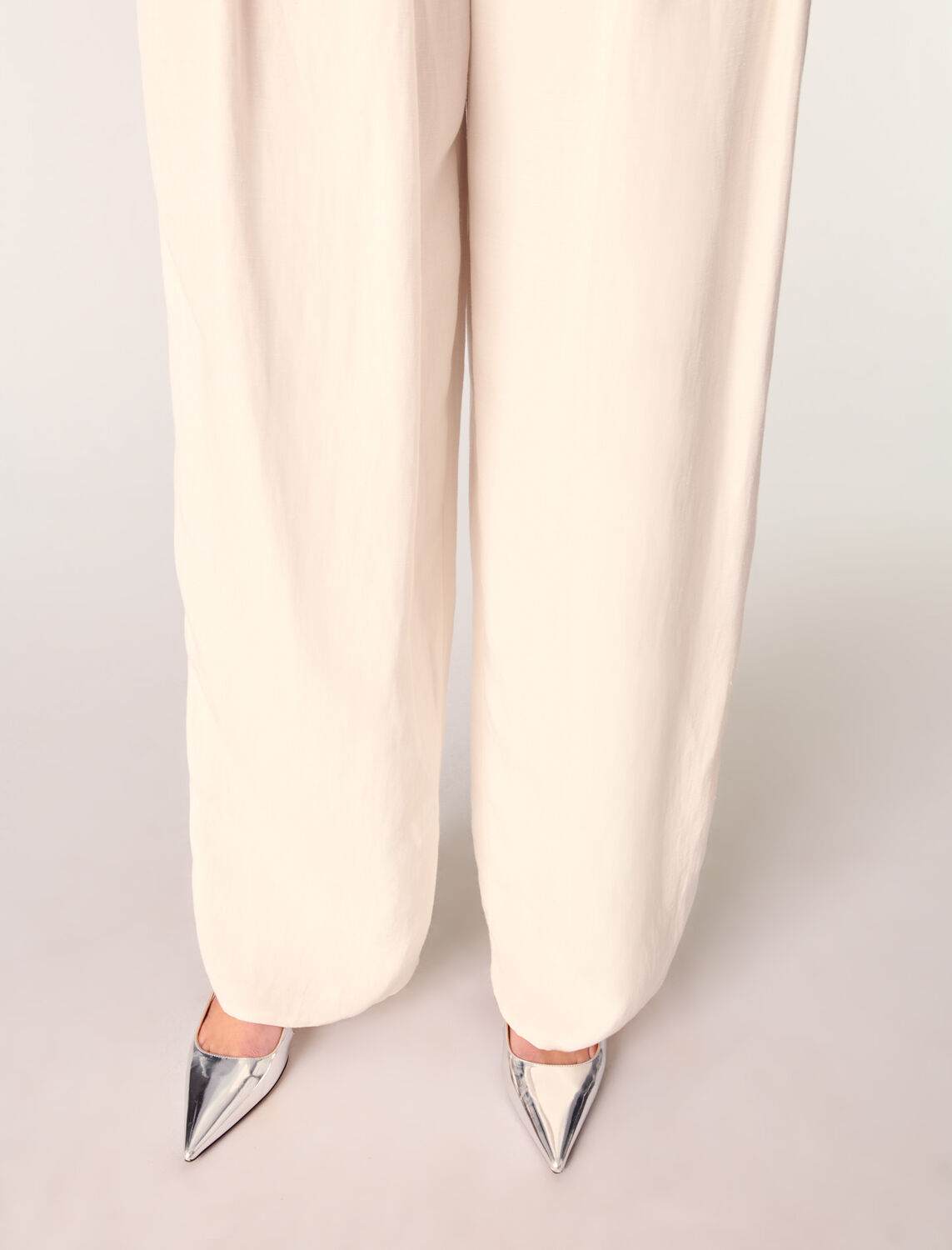 maje : Trousers & Jeans 顏色 淡褐色/ECRU